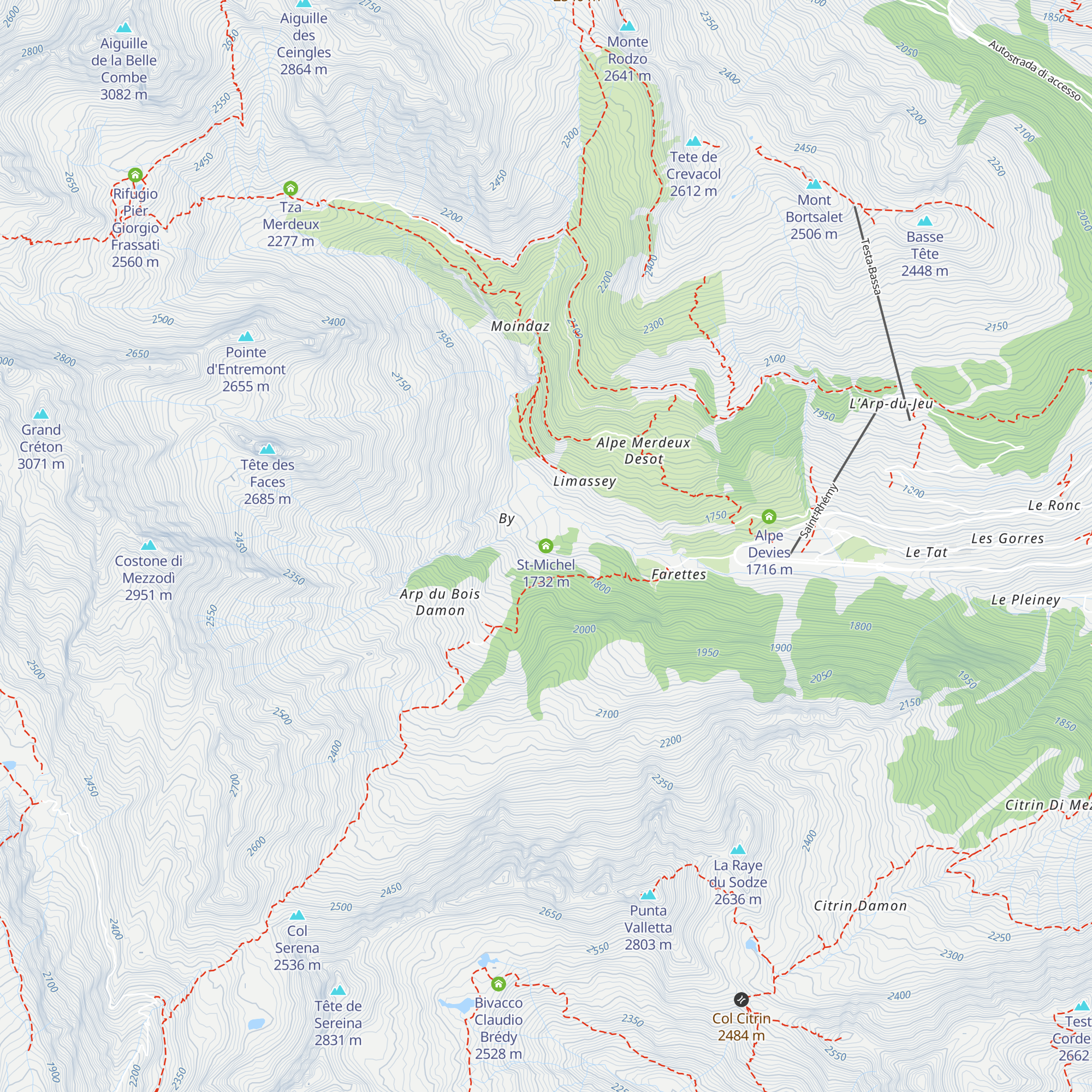 St-Michel map