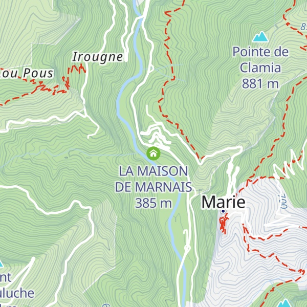Map of LA MAISON DE MARNAIS