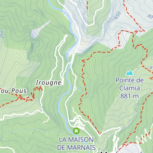 Map of La Sartaïo