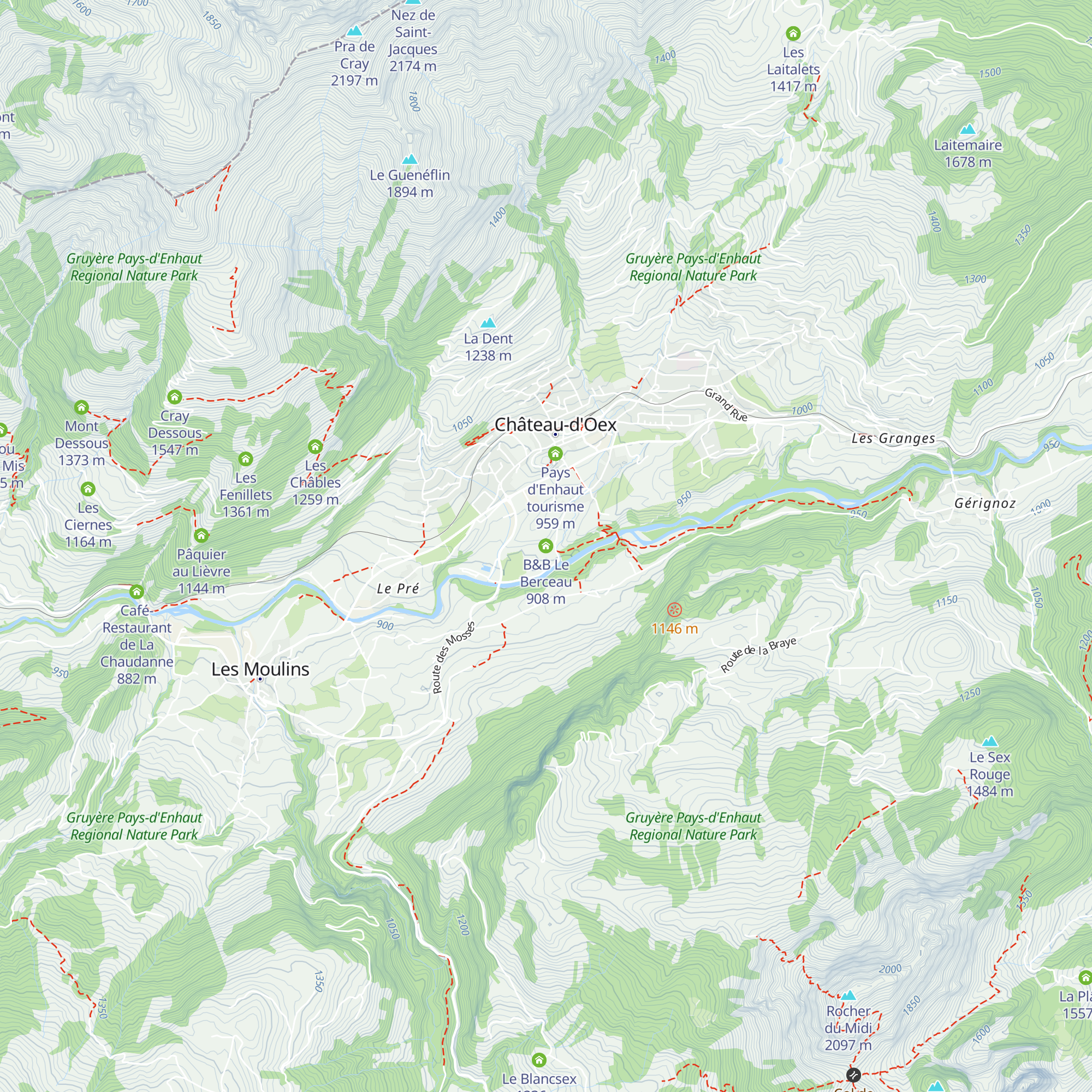 B&B Le Berceau map