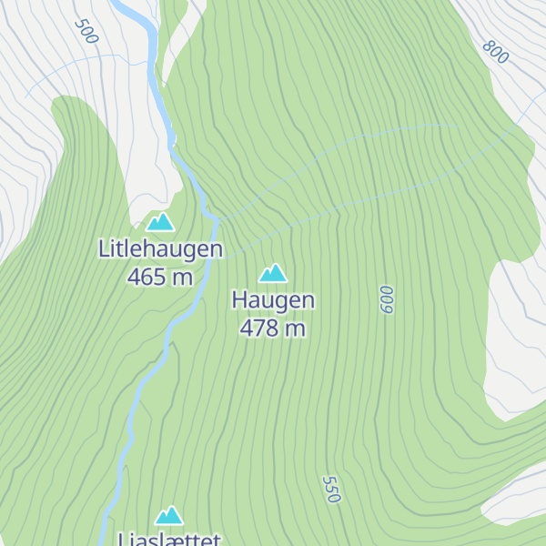 Map of Haugen