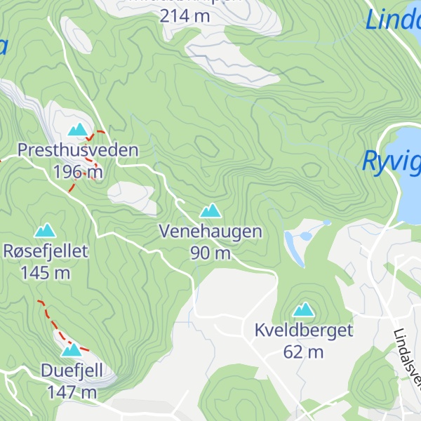 Map of Venehaugen