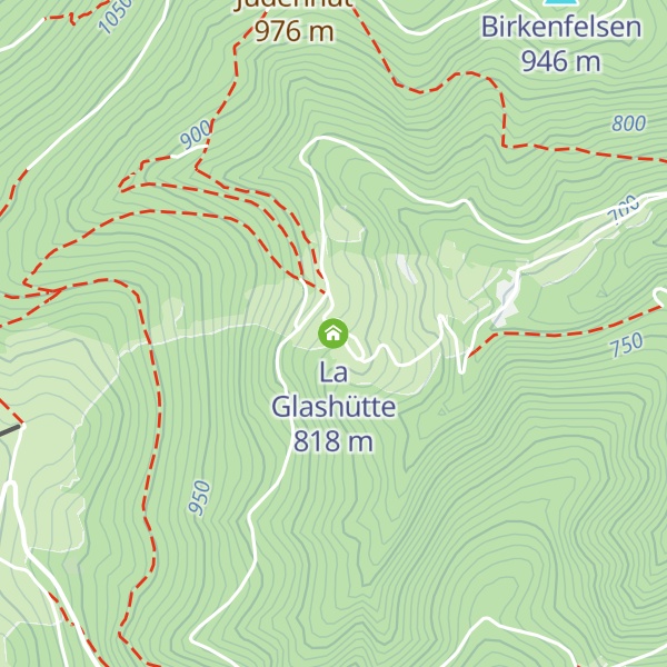 Map of La Glashütte