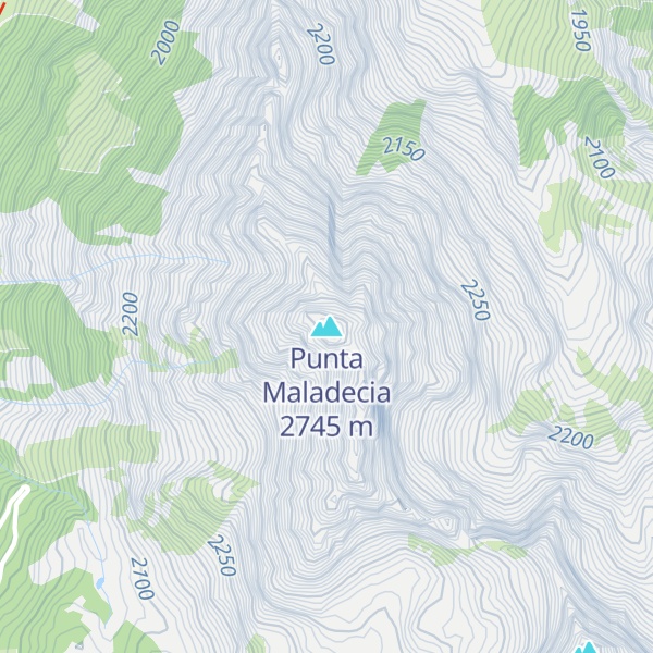 Map of Punta Maladecia
