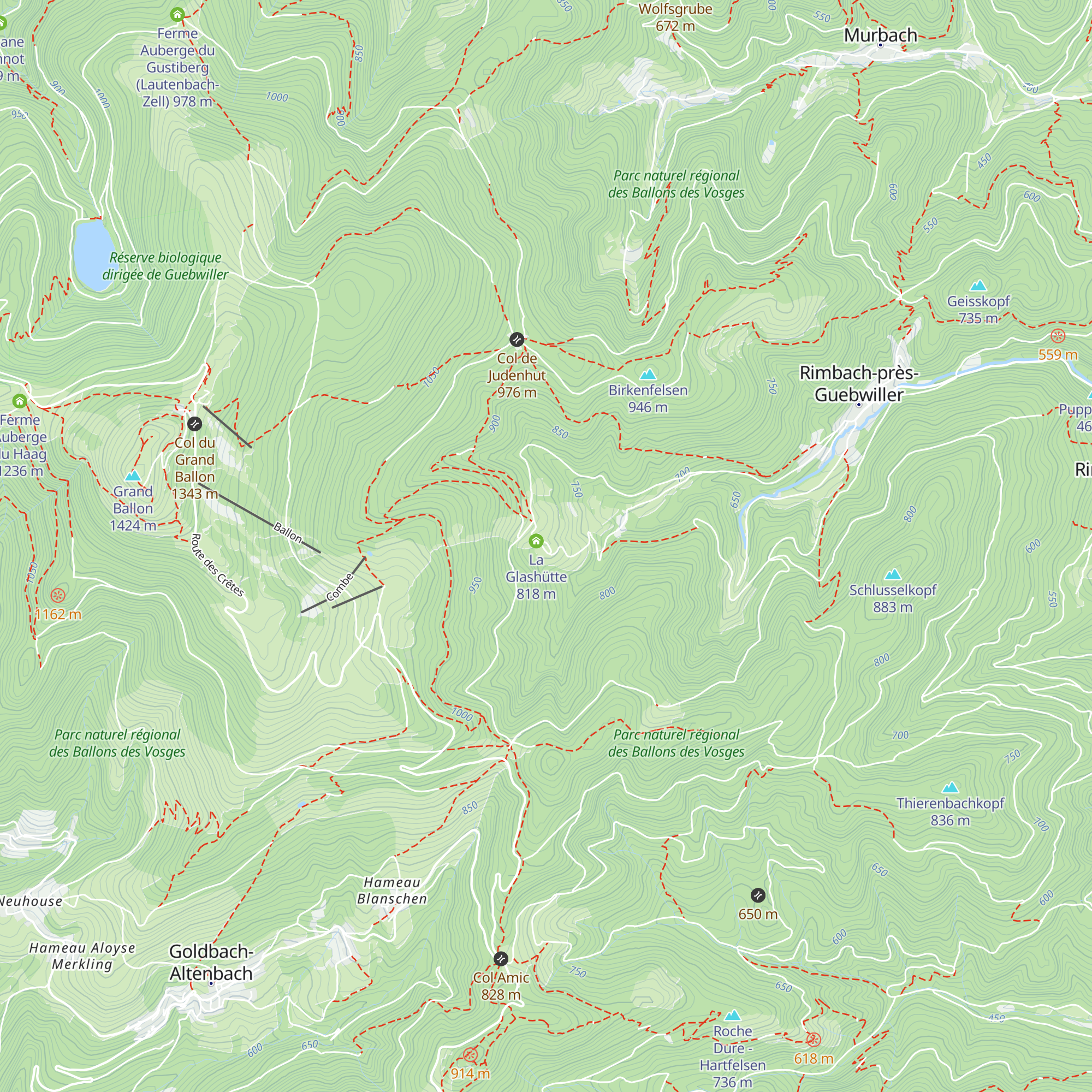 Ferme-Auberge de la Glashütte map