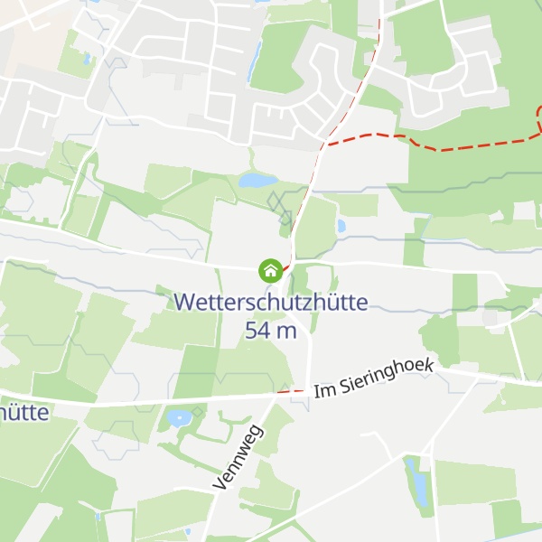 Map of Wetterschutzhütte