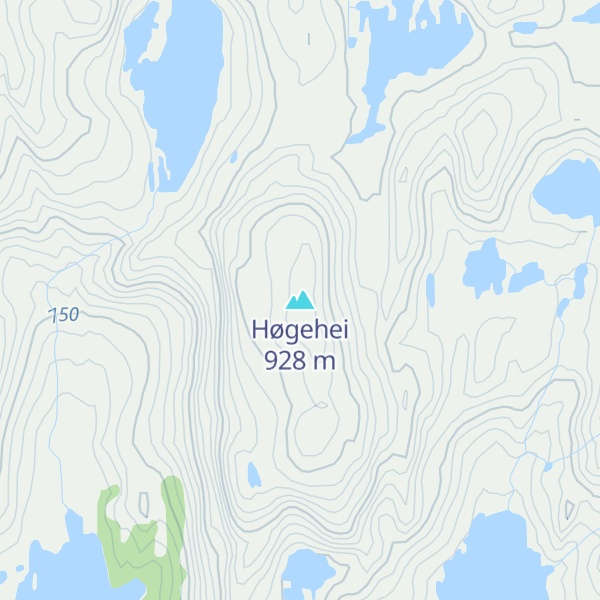 Map of Høgehei
