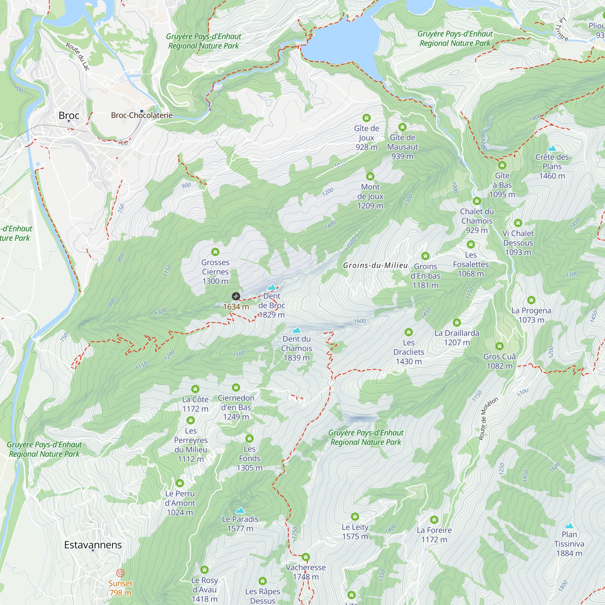 Les Matseru map