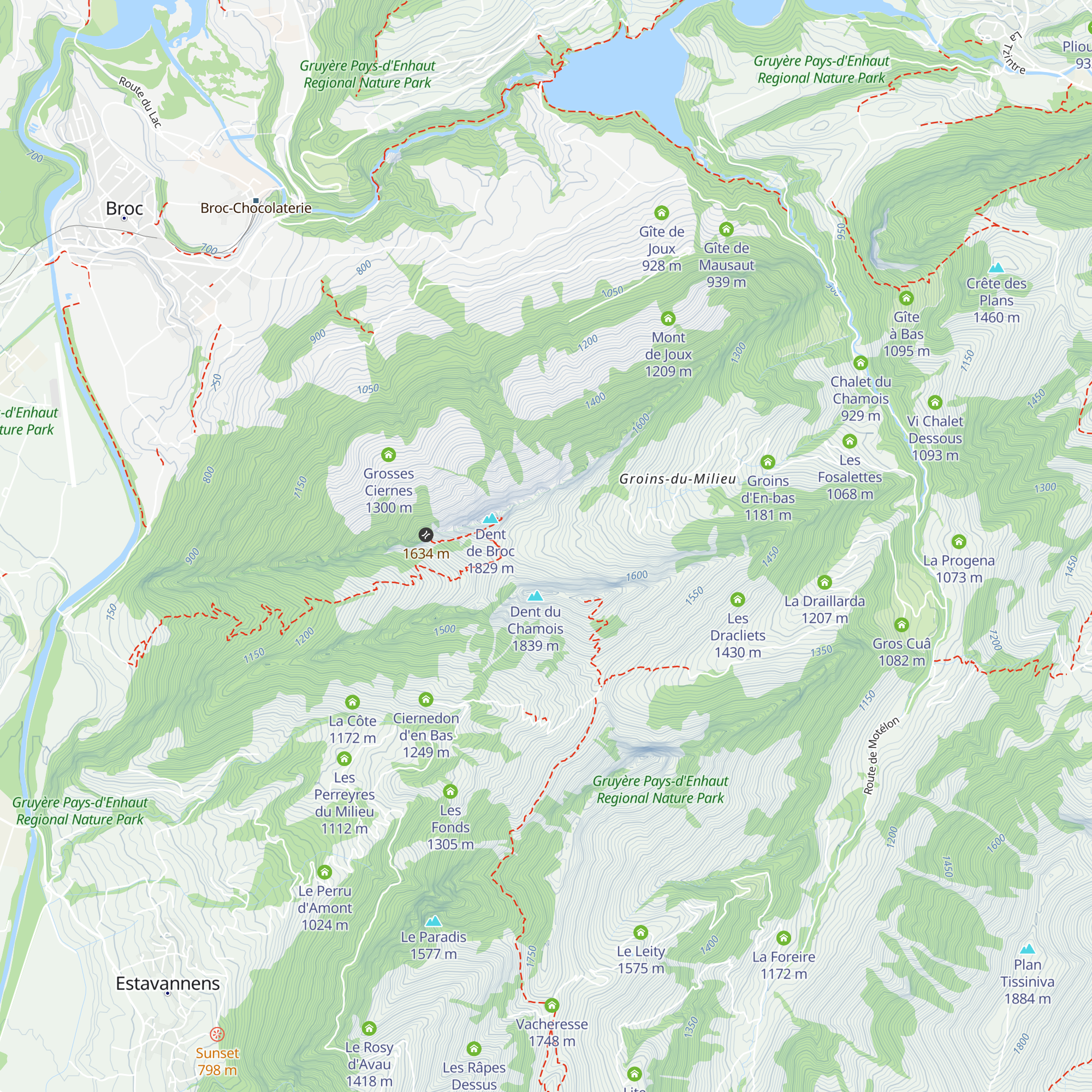 Les Matseru map