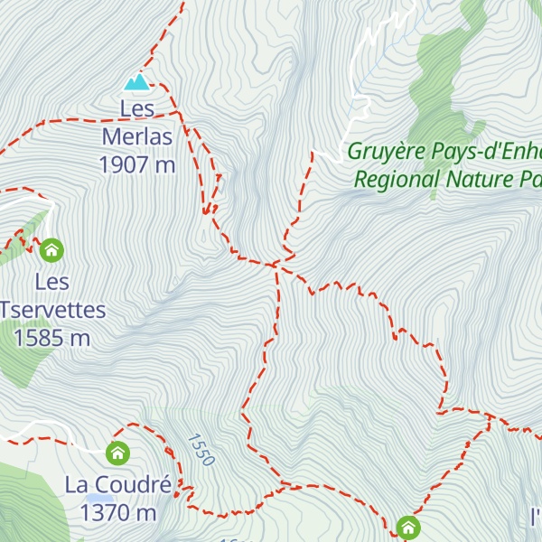 Map of Chalet de Tsermont