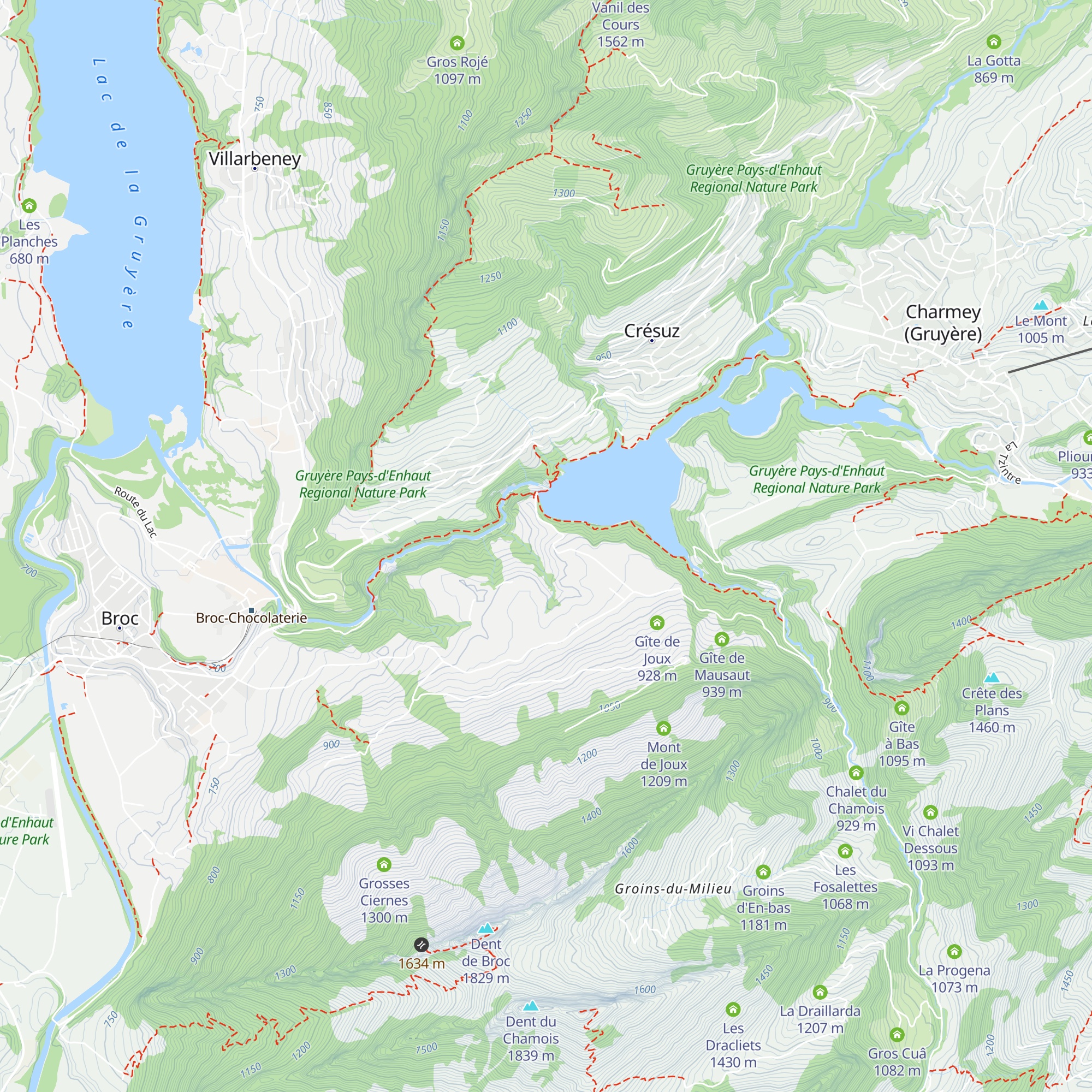 Gîte d'Avau map
