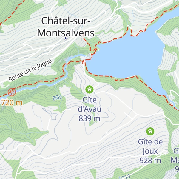 Map of Gîte d'Avau