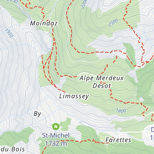 Map of Alpe Cotes