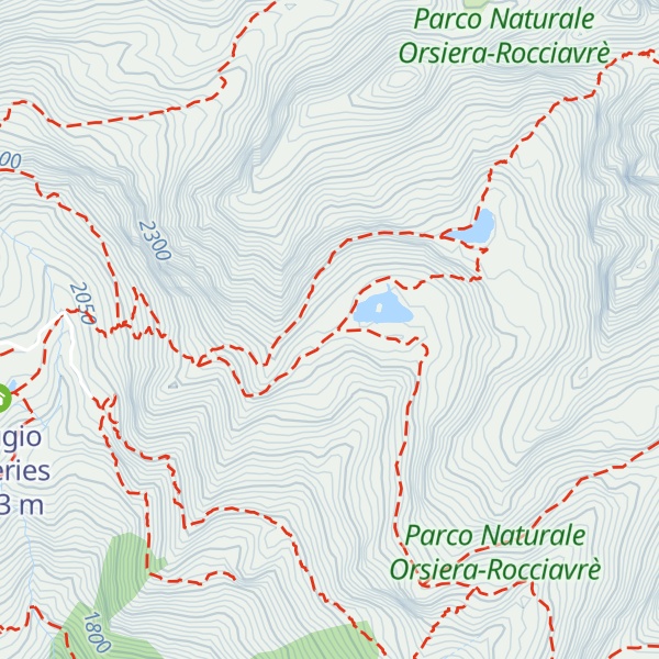 Map of Bivacco lago Laus