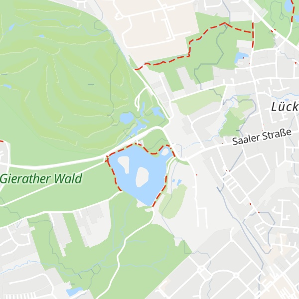 Map of Grillhütte Saaler Mühle