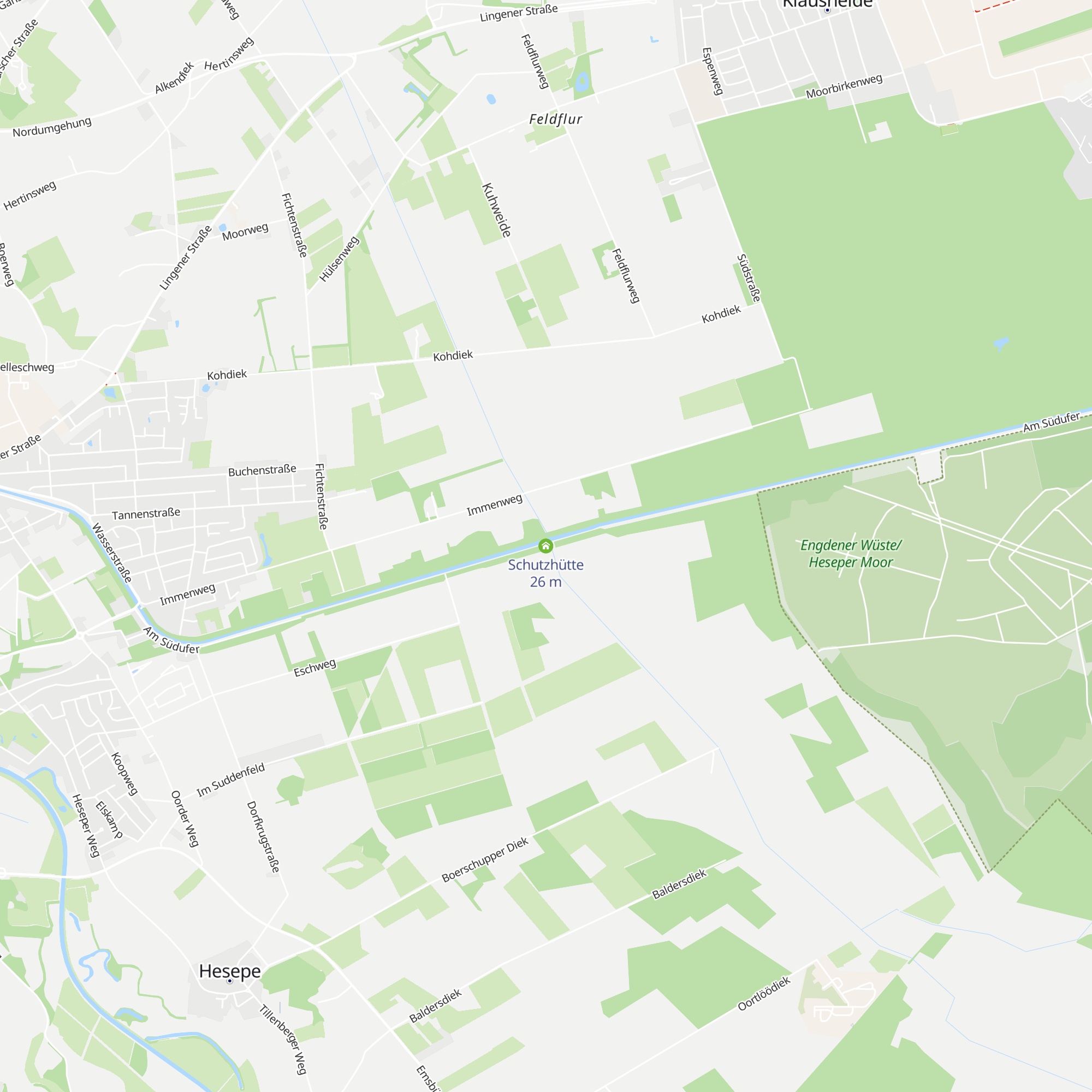 Schutzhütte map