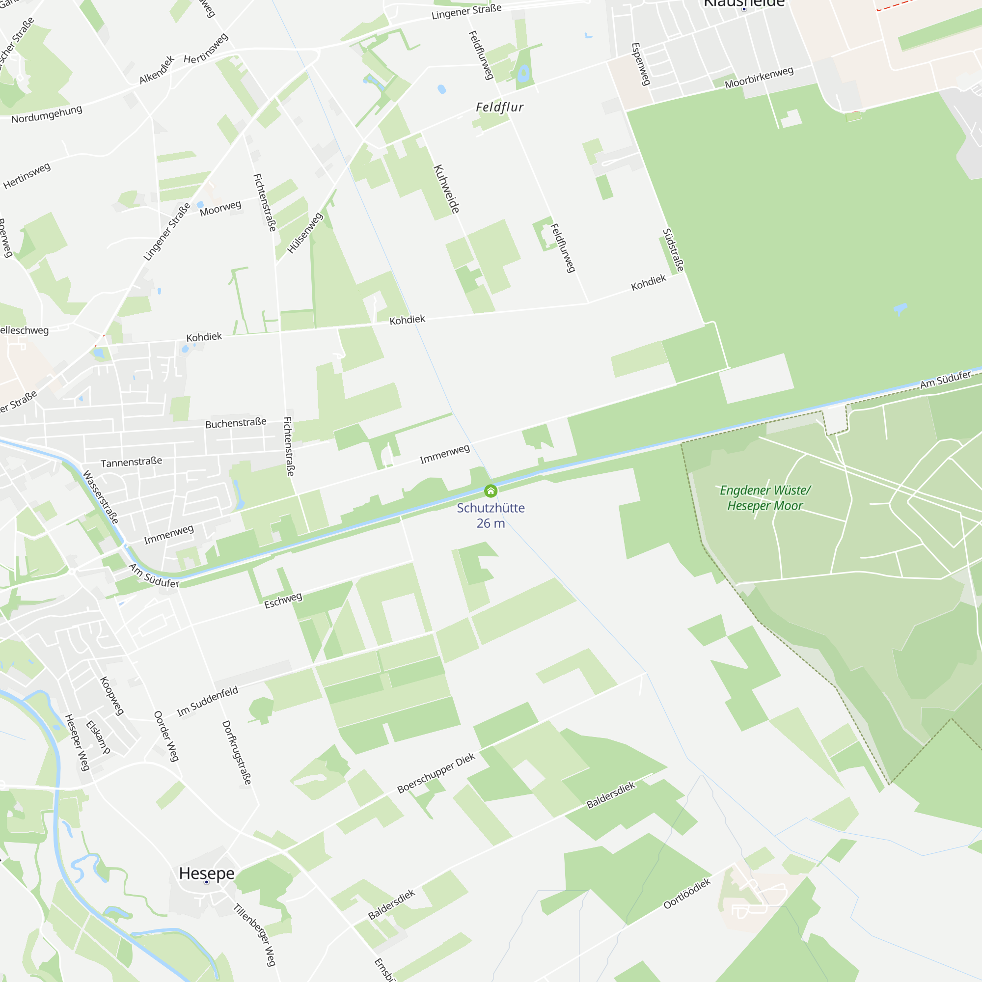Schutzhütte map