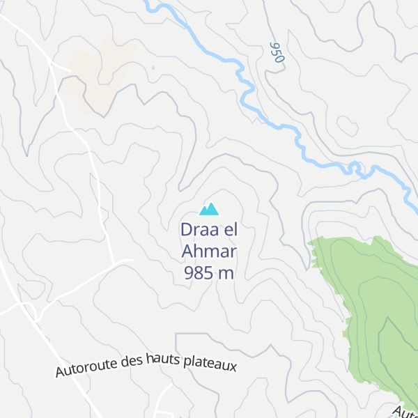 Map of Draa el Ahmar