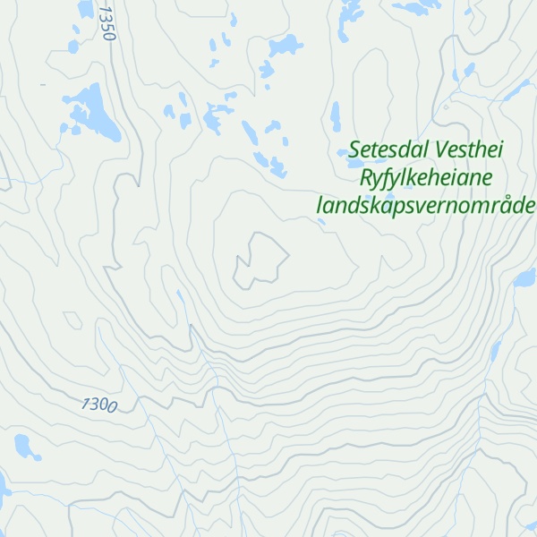 Map of Ytre Djuptjønnuten