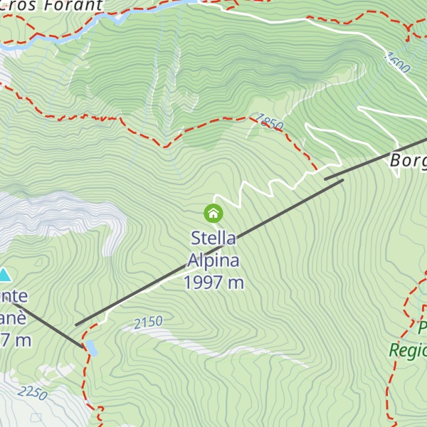 Map of Stella Alpina