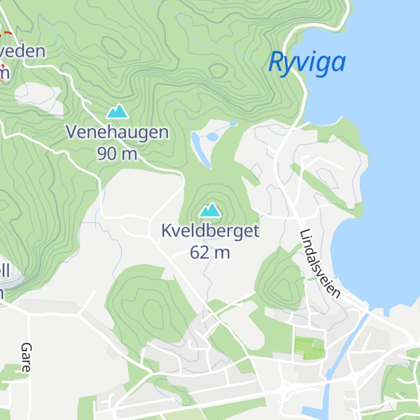 Map of Kveldberget