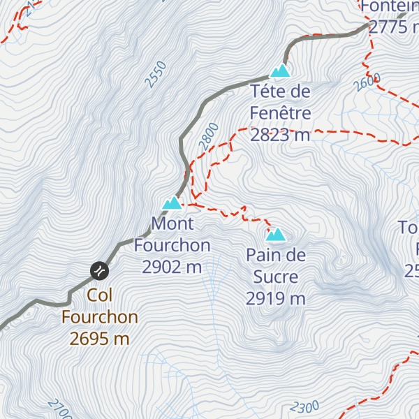 Map of Bivacco Canavari-Letey