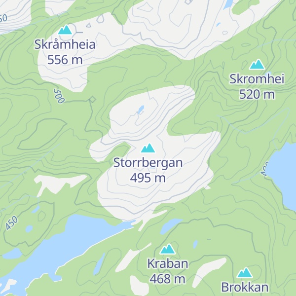 Map of Storrbergan