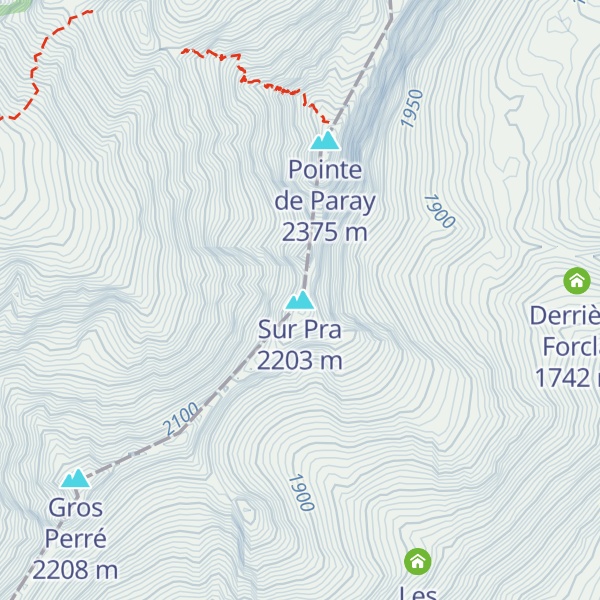 Map of Sur Pra