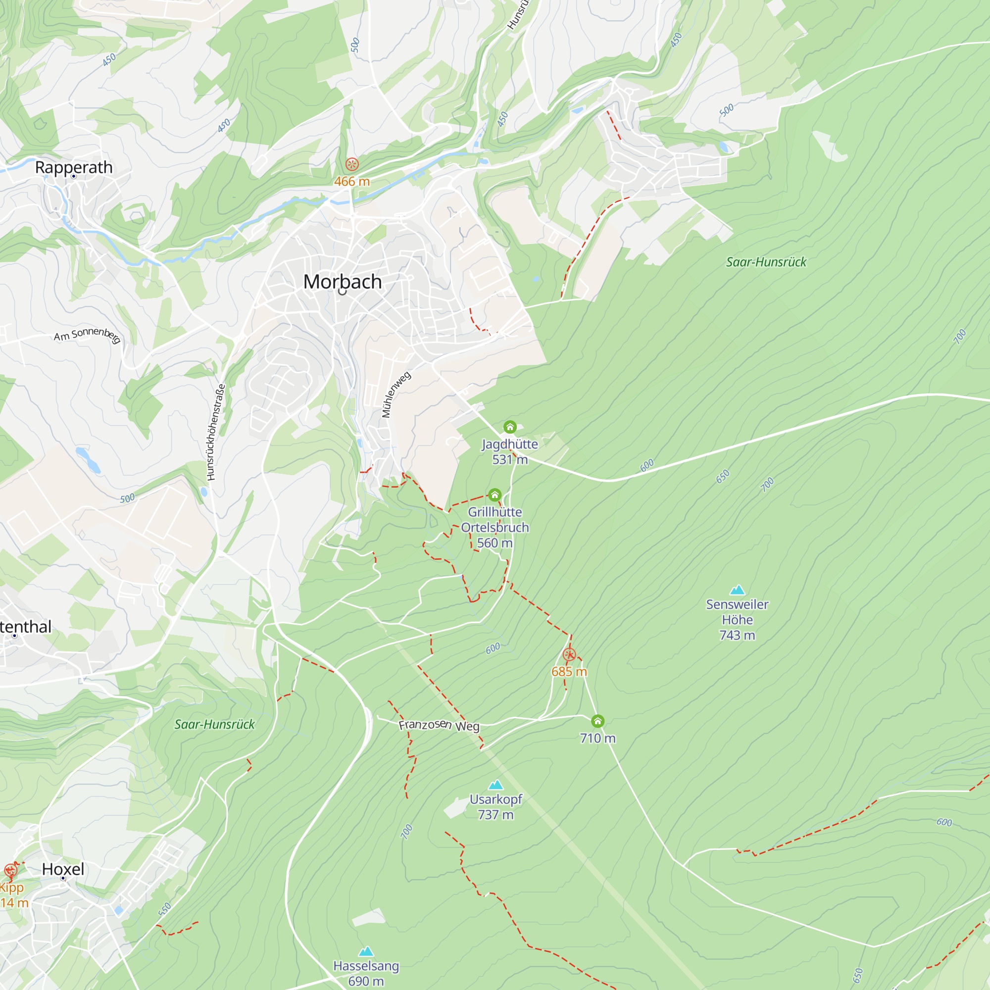 Grillhütte Ortelsbruch map