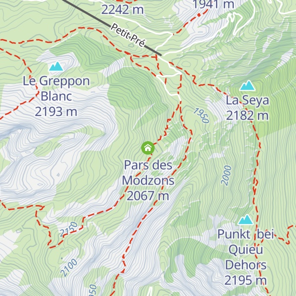 Map of Pars des Modzons