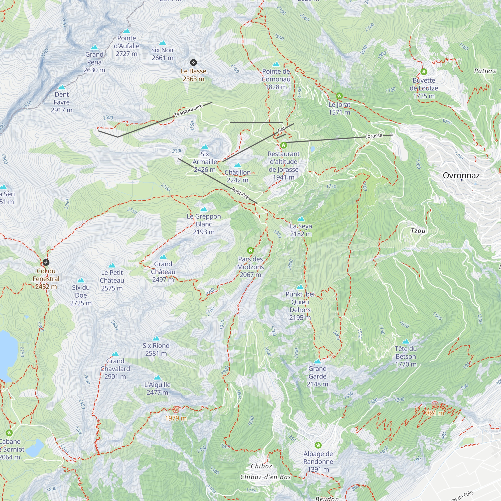 Pars des Modzons map
