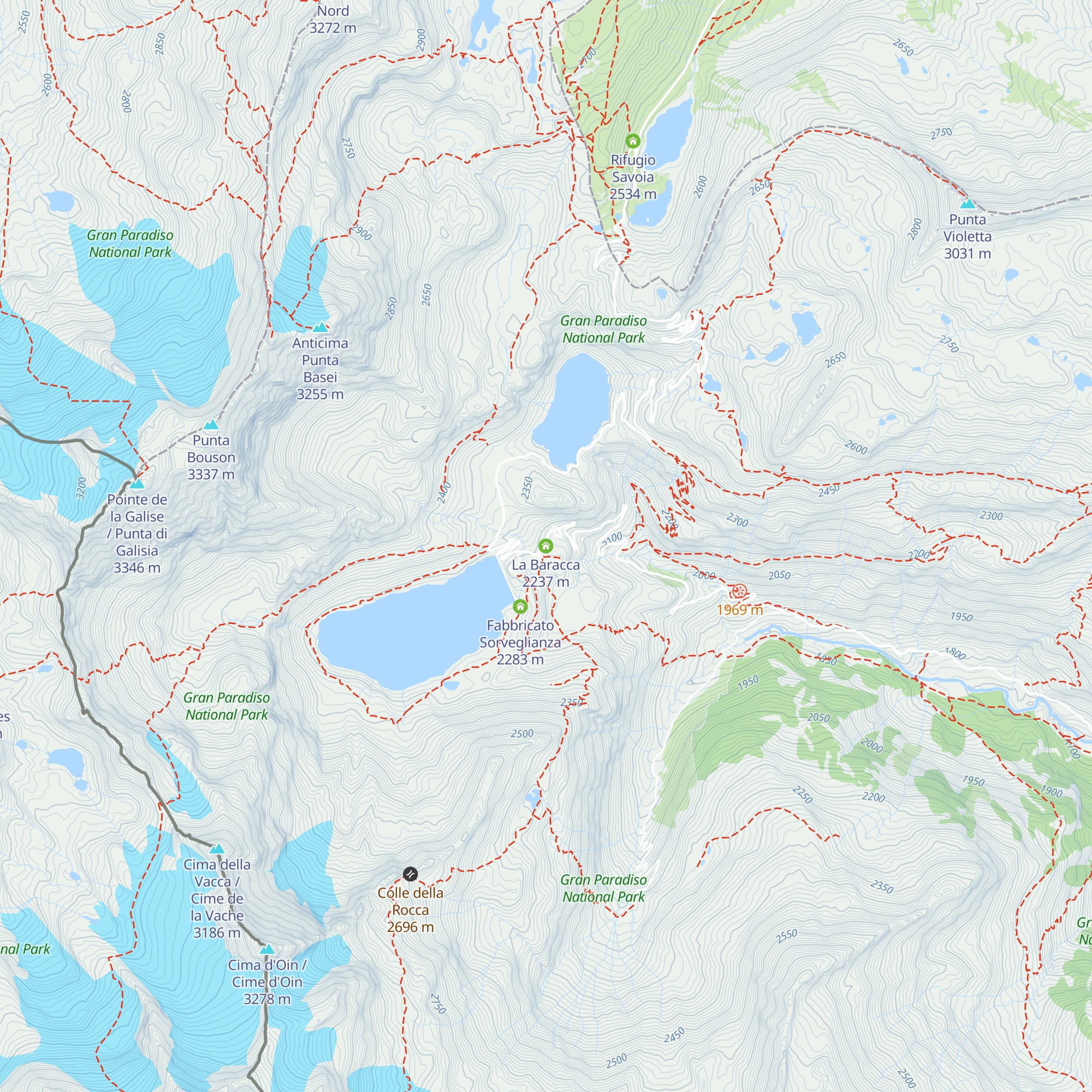 La Baracca map