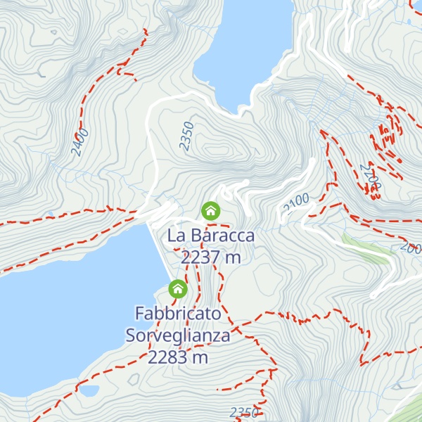 Map of La Baracca