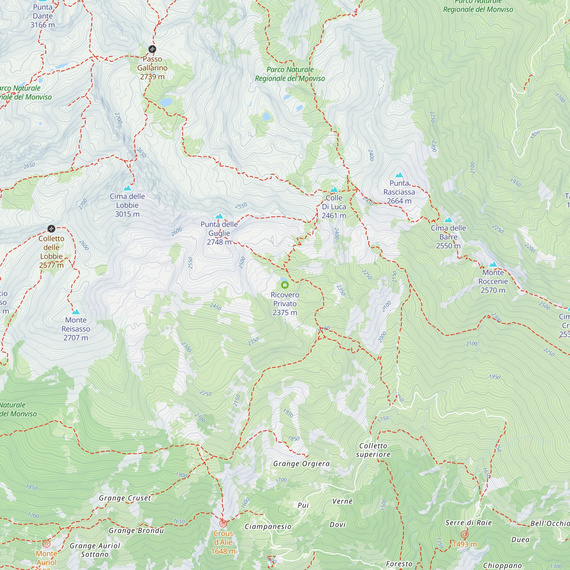Ricovero Privato map
