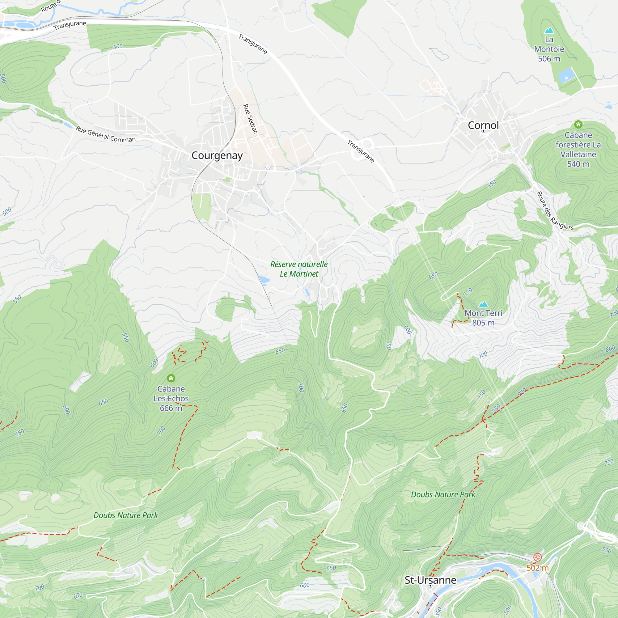 Cabane du Pichoux map