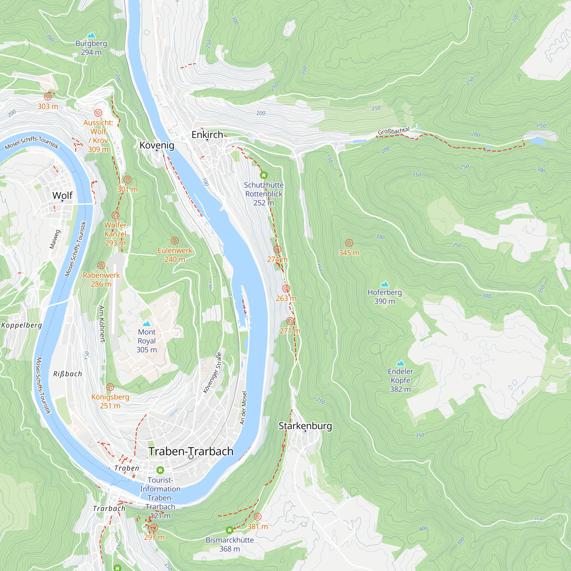 Schutzhütte "Tor zu Enkirch" map