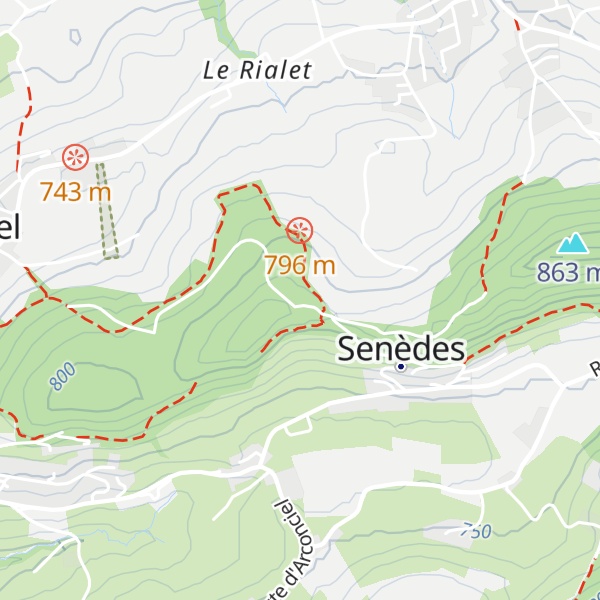 Map of GAME - Réservoir Senèdes