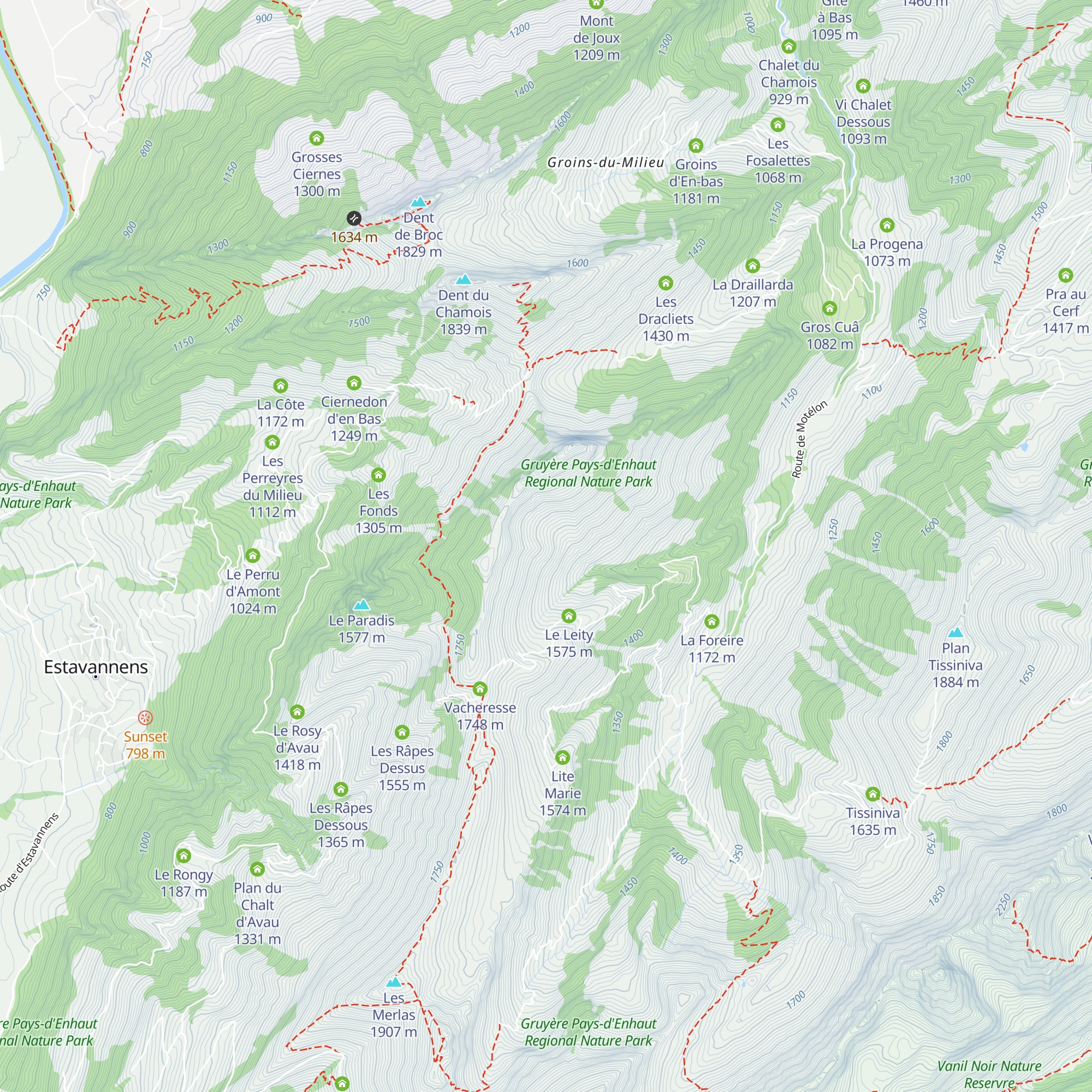 Le Bourgo map