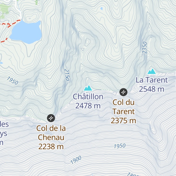 Map of Châtillon
