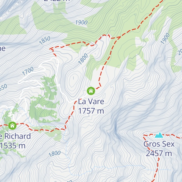 Map of La Vare