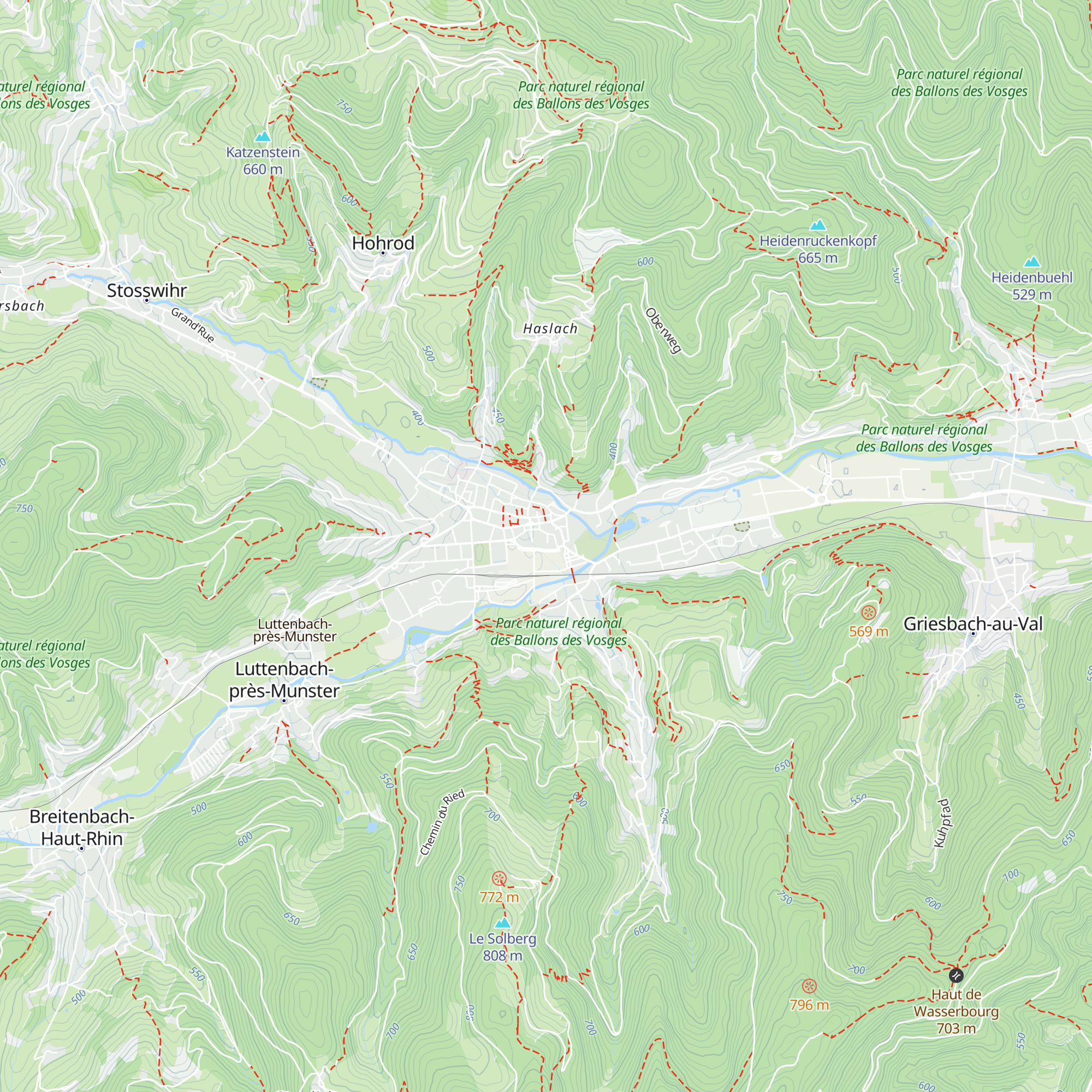 Office de Tourisme de la Vallée de Munster map