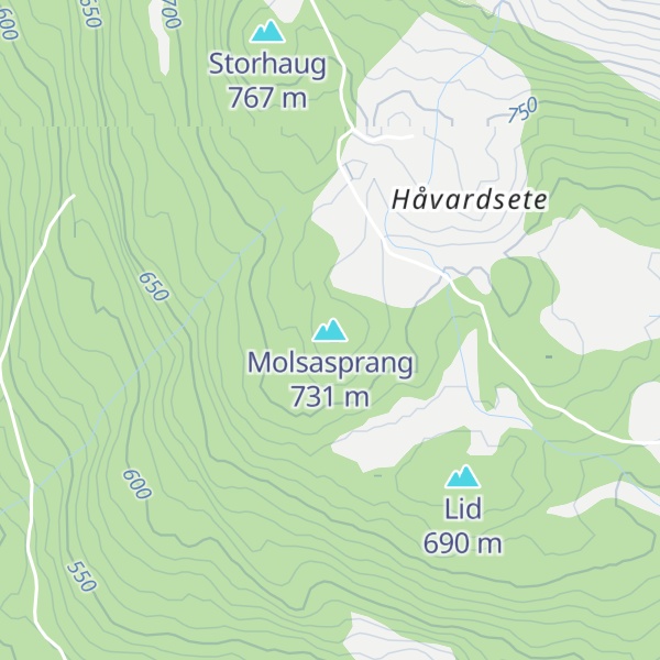 Map of Molsasprang