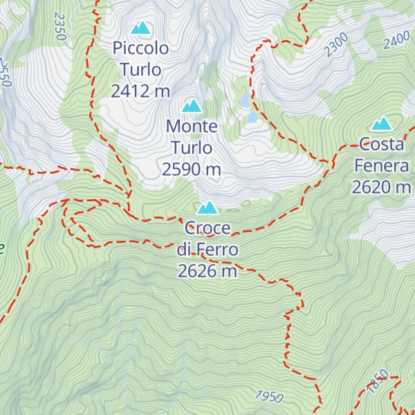 Map of Croce di Ferro