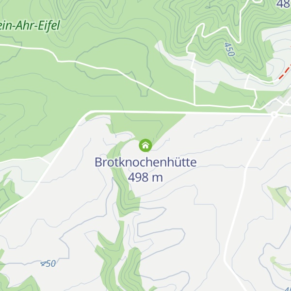 Map of Brotknochenhütte