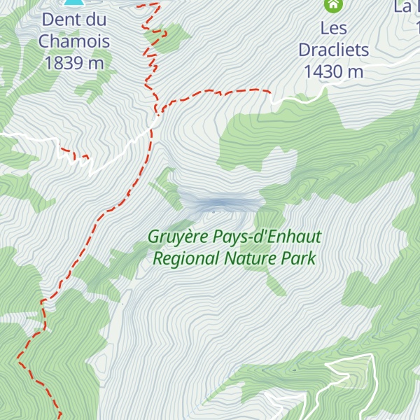 Map of Dent du Bourgo