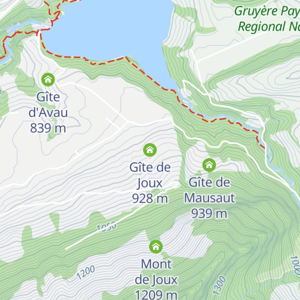 Map of Gîte de Joux