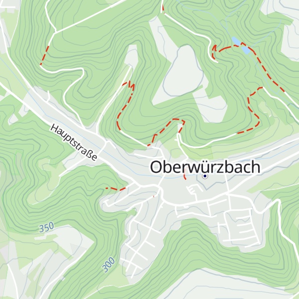 Map of Wanderhütte "Frohsinn"