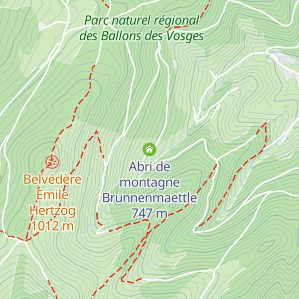Map of Abri de montagne Brunnenmaettle