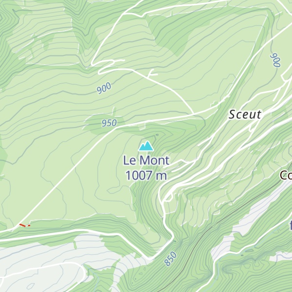 Map of Le Mont