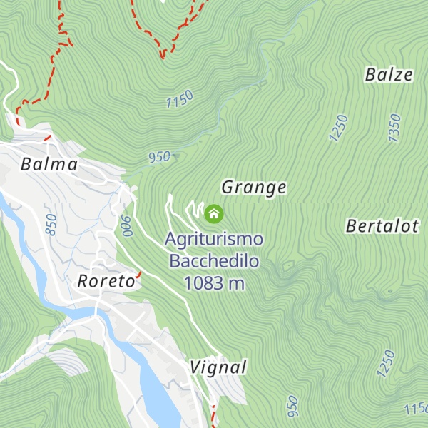 Map of Agriturismo Bacchedilo